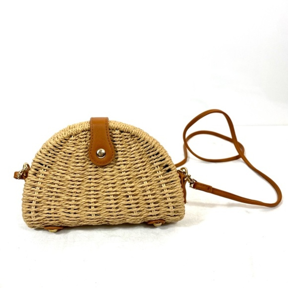 Raffia women’s‎ crossbody crescent half moon bag shoulder bag